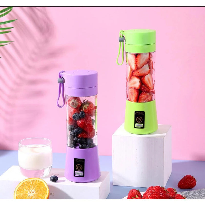 Mini Liquidificador Portátil Take Juice Cup - Recarregável com 6 Lâminas